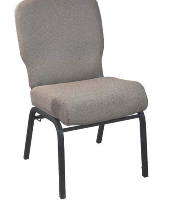 Modern Design Black Iron Church Chair for Worship Auditorium Chair