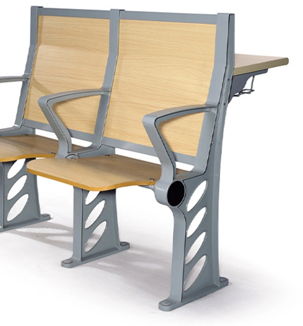Wooden Steel Commercial Seating Conference Hall Church Chairs Auditorium Seats