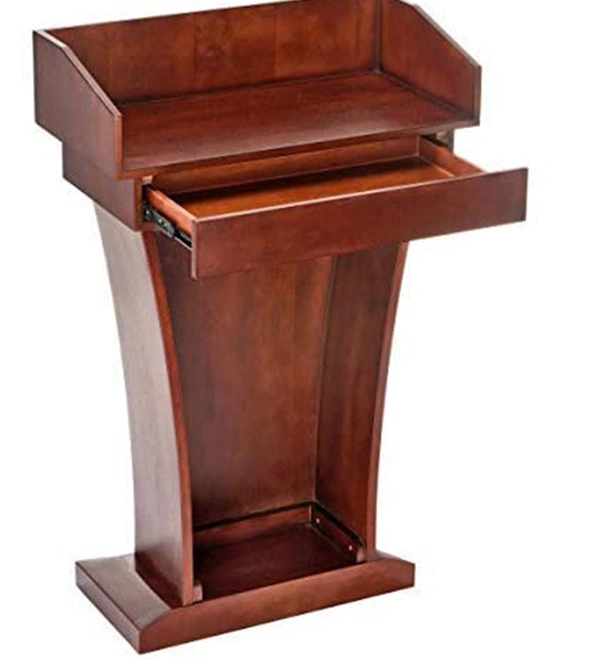 Modern Christian Hospital College School Meeting Conference Hall Lecture Speech Theater Furniture Wood Church Pulpits Podium