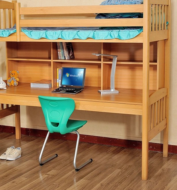 Kindergarten Furniture Solid Wood Bunk Bed Children Cheap Customized Wooden Bunk Bed