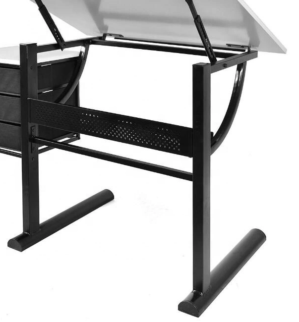 Manufacturer Adjustable Height Wooden Engineering Drawing Drafting Table Desk for Home School