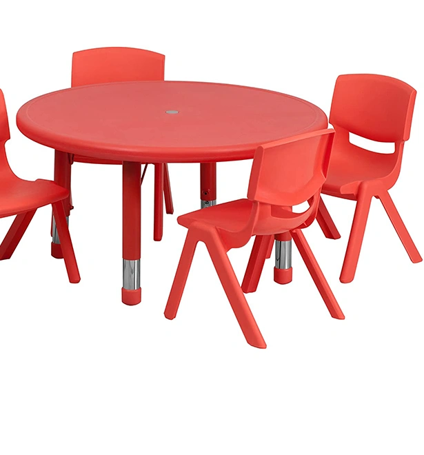 Plastic Kids Children Kindergarten Furniture Sets Preschool Children Table and Chair view 3